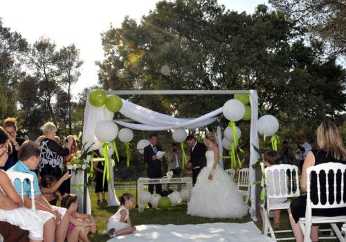 scène mariage Officiant de Cérémonie Laïque